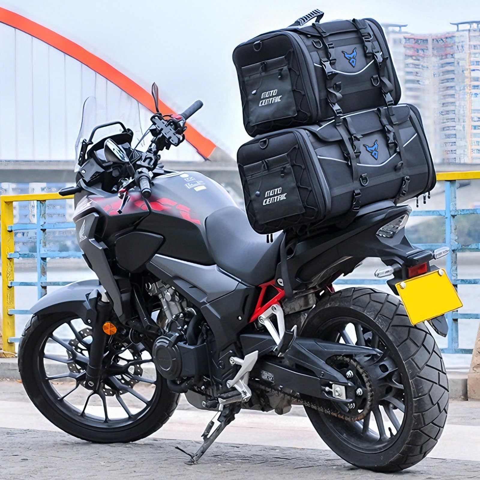 Amazon | MIGHTYDUTY バイク シートバッグ 45-60L 大容量 防水 拡張